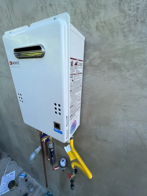 Tankless water heater installation for Saint Augustine homes